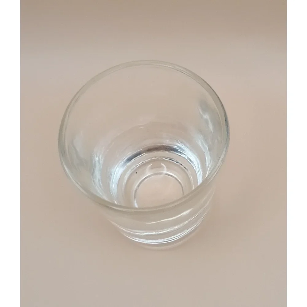 Clear Glass Shot Glass Weighted Base Barware Spirit Glass 1.5oz Tapered Design